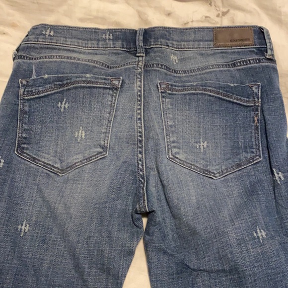 NWOT High Rise Embroider/distress Ankle Jeans - Picture 5 of 6